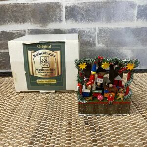 Kathe Wohlfahrt Winter Wonderland Toy Booth Hand Crafted Wooden Christmas Decor